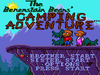 Berenstain Bears Camping Adventures screenshot 2 for Sega Game Gear